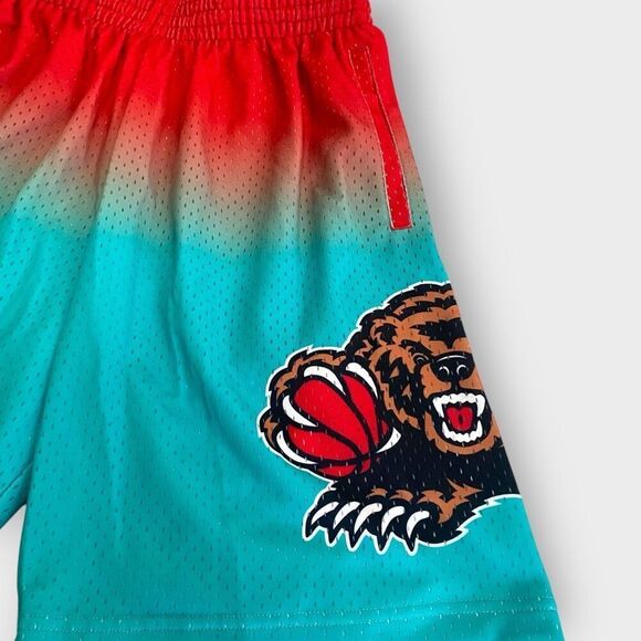 Mitchell & Ness Grizzlies 1996 NBA Fadeaway Swingman Shorts Mens size Small New - Picture 4 of 10